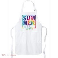 Summer Vibes Tie Dye Vacation Gift Apron thumb 0