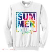 Summer Vibes Tie Dye Vacation Gift Sweatshirt thumb 0