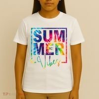 Summer Vibes Tie Dye Vacation Gift T-Shirt thumb 4