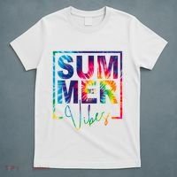 Summer Vibes Tie Dye Vacation Gift T-Shirt thumb 5