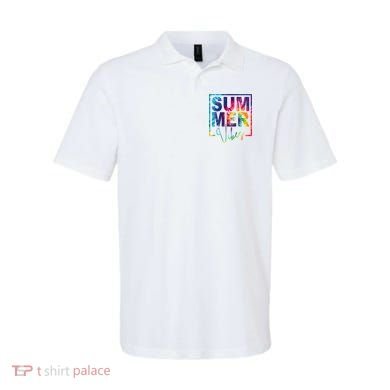 Summer Vibes Tie Dye Vacation Gift Polo