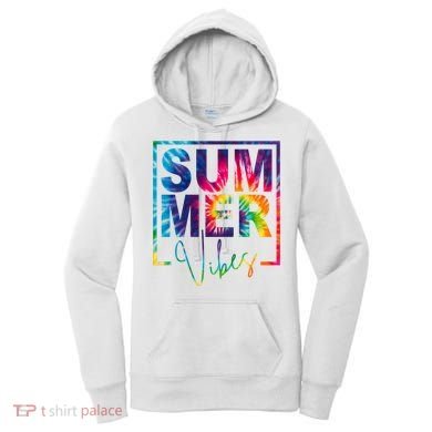 Summer Vibes Tie Dye Vacation Gift Women's Hoodie