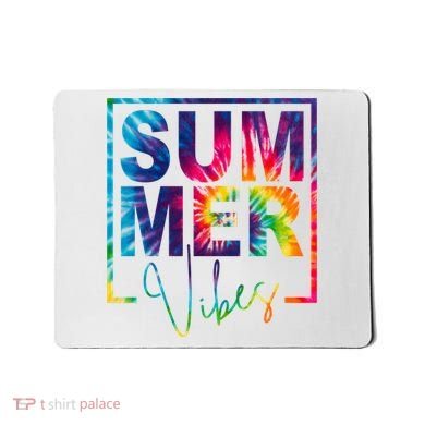 Summer Vibes Tie Dye Vacation Gift Mousepad
