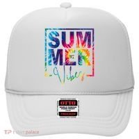 Summer Vibes Tie Dye Vacation Gift Hat thumb 0