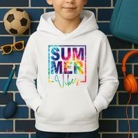 Summer Vibes Tie Dye Vacation Gift Kids Hoodie thumb 2
