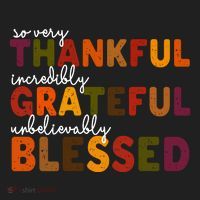 So Very Thankful Incredibly Grateful Unbelievably Blessed Women's Sweatshirt thumb 2
