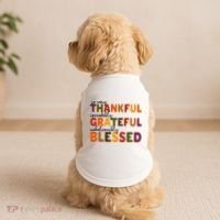 So Very Thankful Incredibly Grateful Unbelievably Blessed Doggie Tank thumb 2