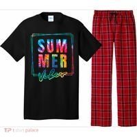 Summer Vibes Tie Dye Summer Vacation Pajama Set thumb 0