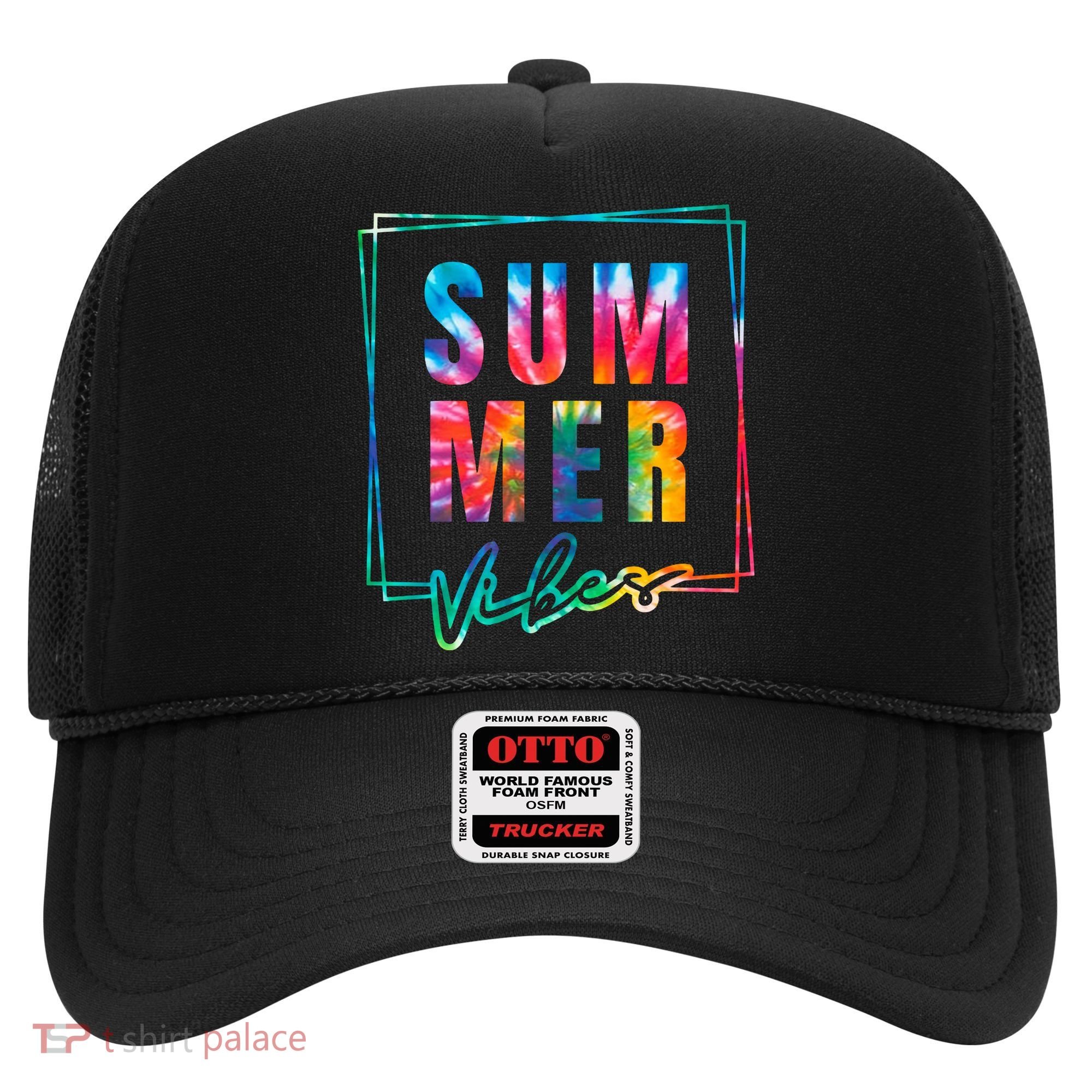 Summer Vibes Tie Dye Summer Vacation Hat