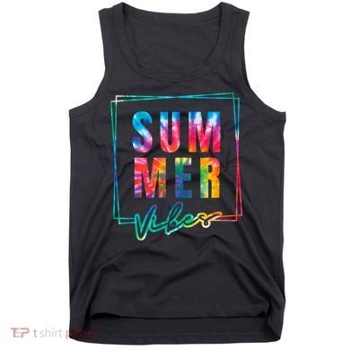 Summer Vibes Tie Dye Summer Vacation Tank Top