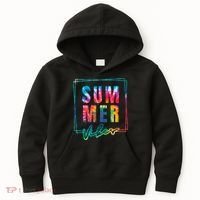 Summer Vibes Tie Dye Summer Vacation Kids Hoodie thumb 0