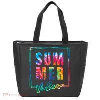 Summer Vibes Tie Dye Summer Vacation Tote Bag thumb 0