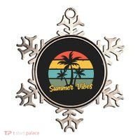 Summer Vibes Tropical Retro Sunset Ornament thumb 0