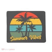 Summer Vibes Tropical Retro Sunset Mousepad thumb 0