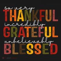So Very Thankful Incredibly Grateful Unbelievably Blessed Thanksgiving Quote Toddler Hoodie thumb 2