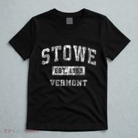 Stowe Vermont Vt Vintage Established Sports T-Shirt thumb 5