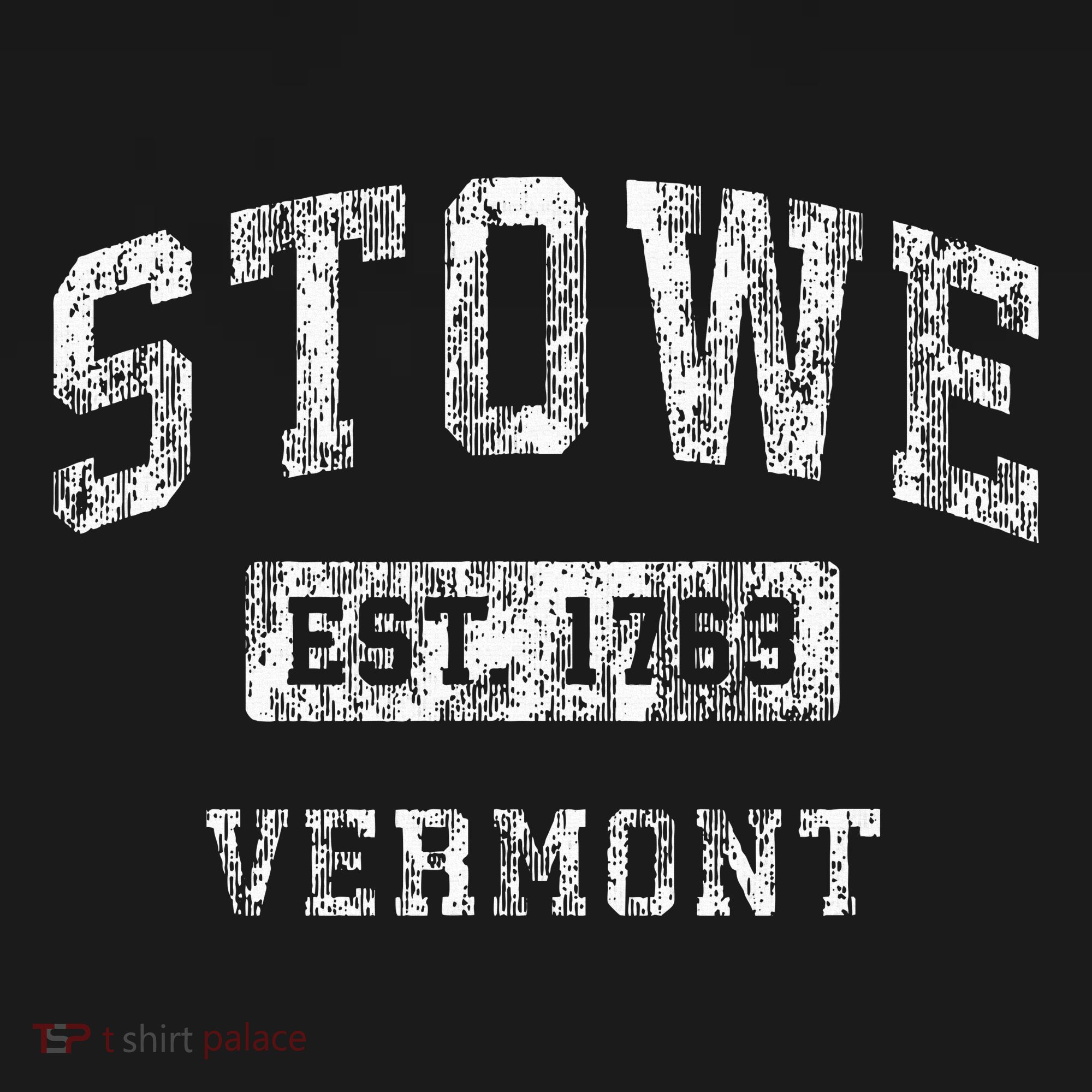 Stowe Vermont Vt Vintage Established Sports T-Shirt