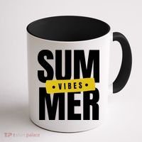 Summer Vibes Vacation Coffee Mug thumb 1