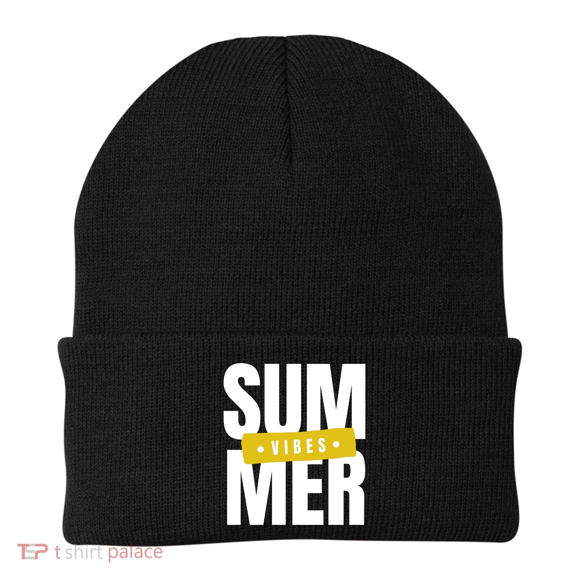 Summer Vibes Vacation Beanie