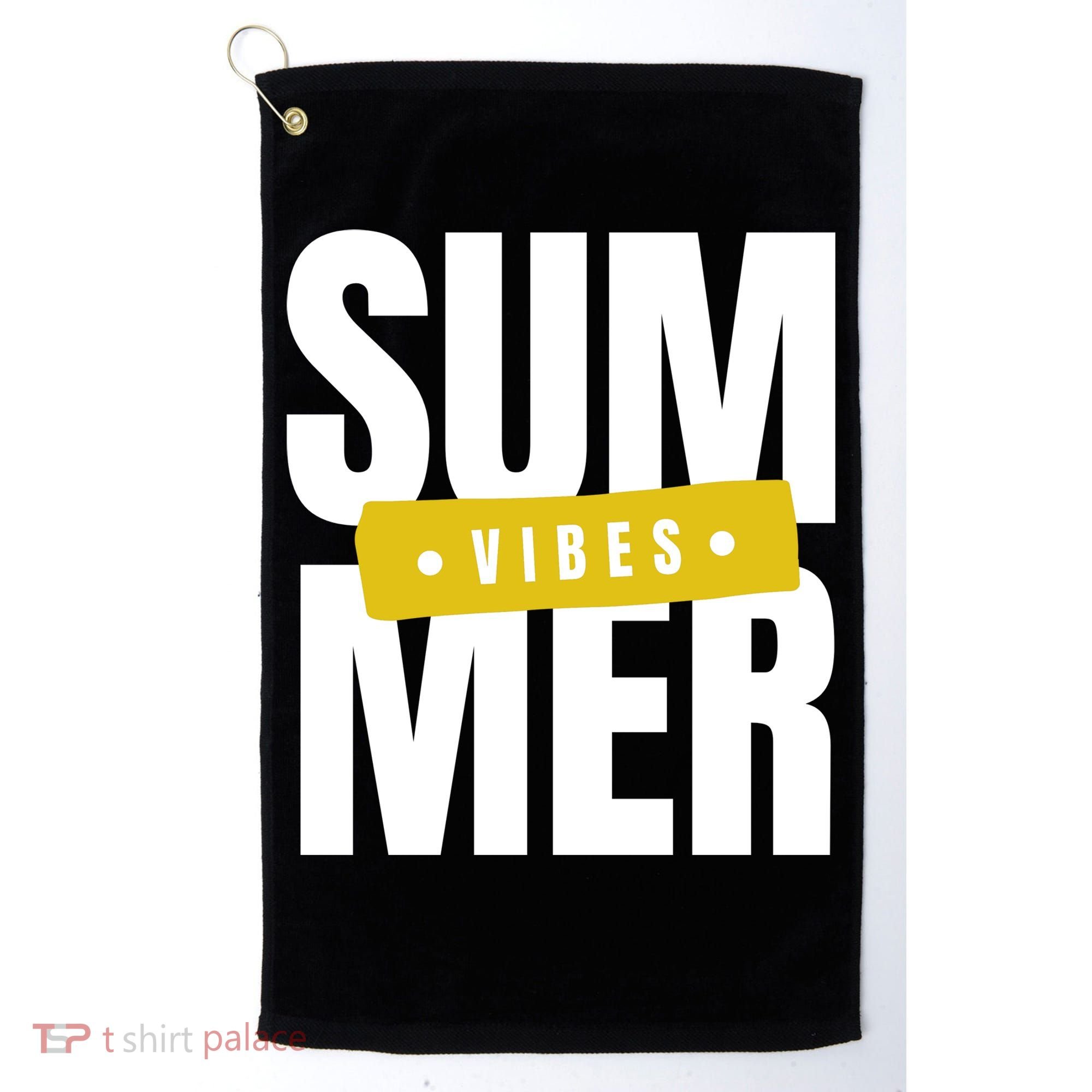 Summer Vibes Vacation Golf Towel