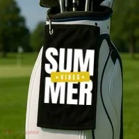 Summer Vibes Vacation Golf Towel thumb 2