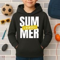 Summer Vibes Vacation Kids Hoodie thumb 2