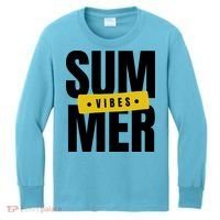Summer Vibes Vacation Kids Long Sleeve Shirt thumb 0