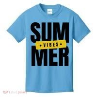 Summer Vibes Vacation Kids T-Shirt thumb 0