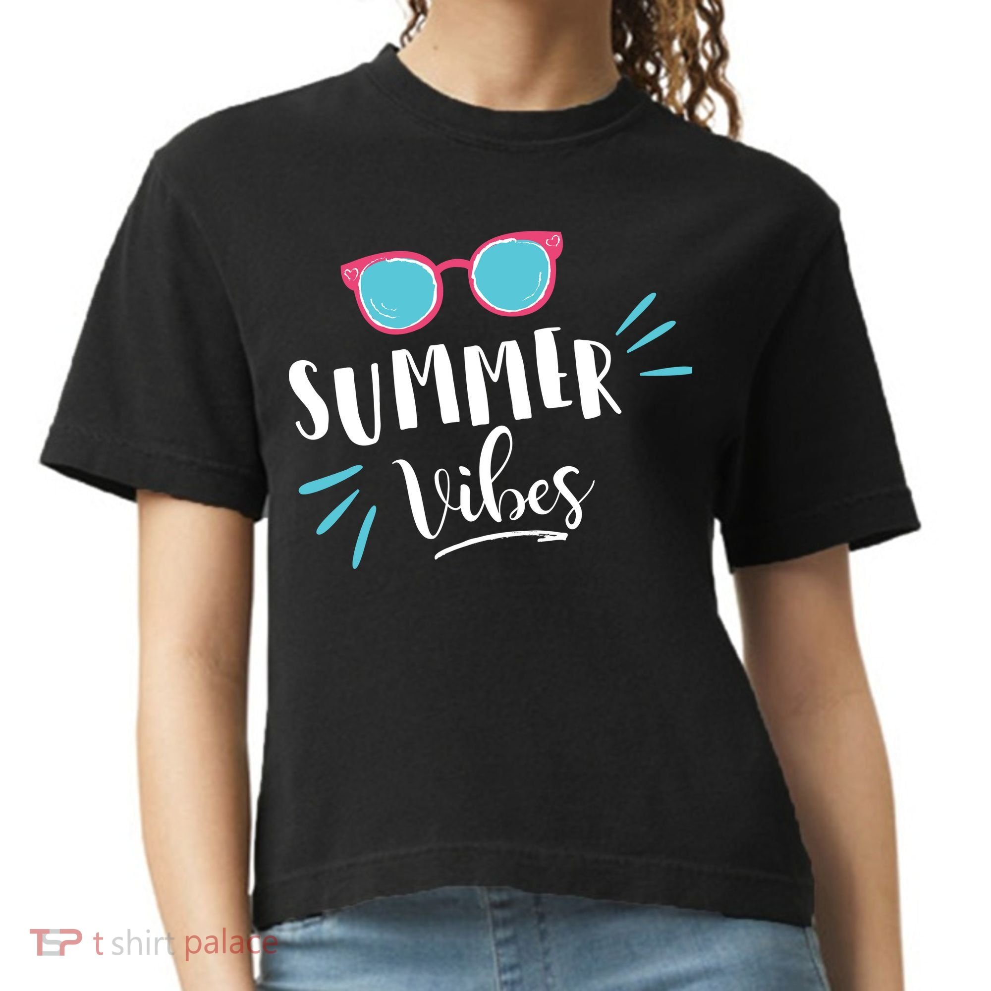 Summer Vibes Vacation Fun Comfort Colors Boxy T-Shirt