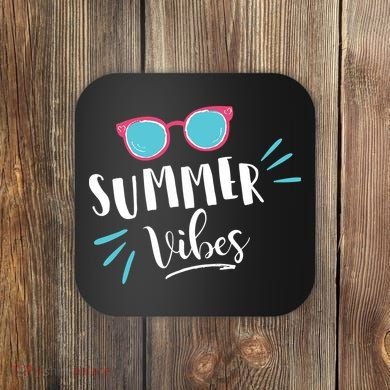 Summer Vibes Vacation Fun Coaster