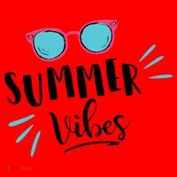 Summer Vibes Vacation Fun Santa Hat thumb 1
