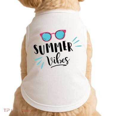 Summer Vibes Vacation Fun Doggie Tank