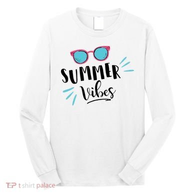 Summer Vibes Vacation Fun Long Sleeve Shirt