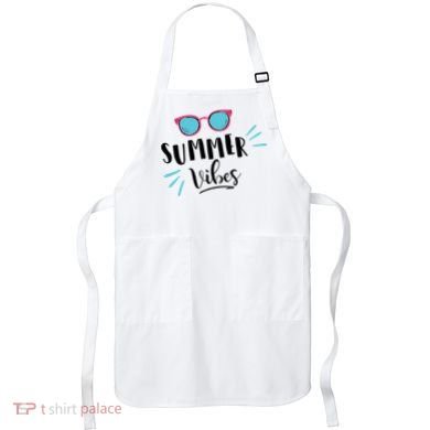 Summer Vibes Vacation Fun Apron