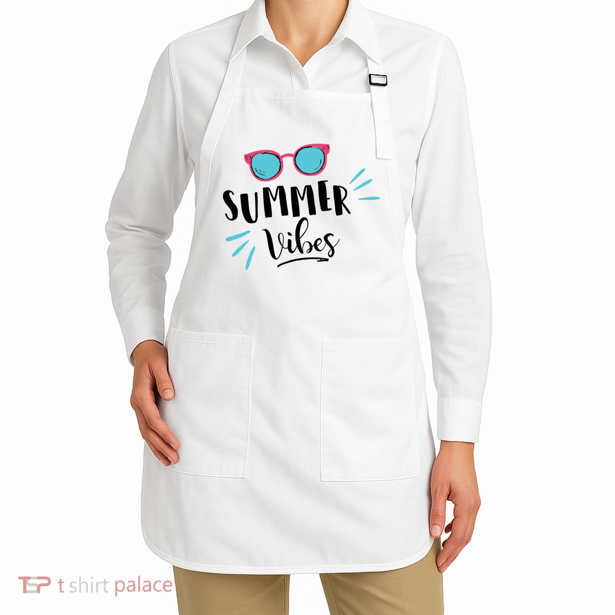 Summer Vibes Vacation Fun Apron