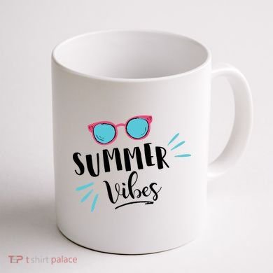 Summer Vibes Vacation Fun Coffee Mug back
