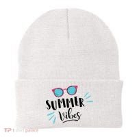 Summer Vibes Vacation Fun Beanie thumb 0