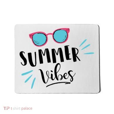 Summer Vibes Vacation Fun Mousepad