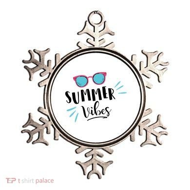 Summer Vibes Vacation Fun Ornament