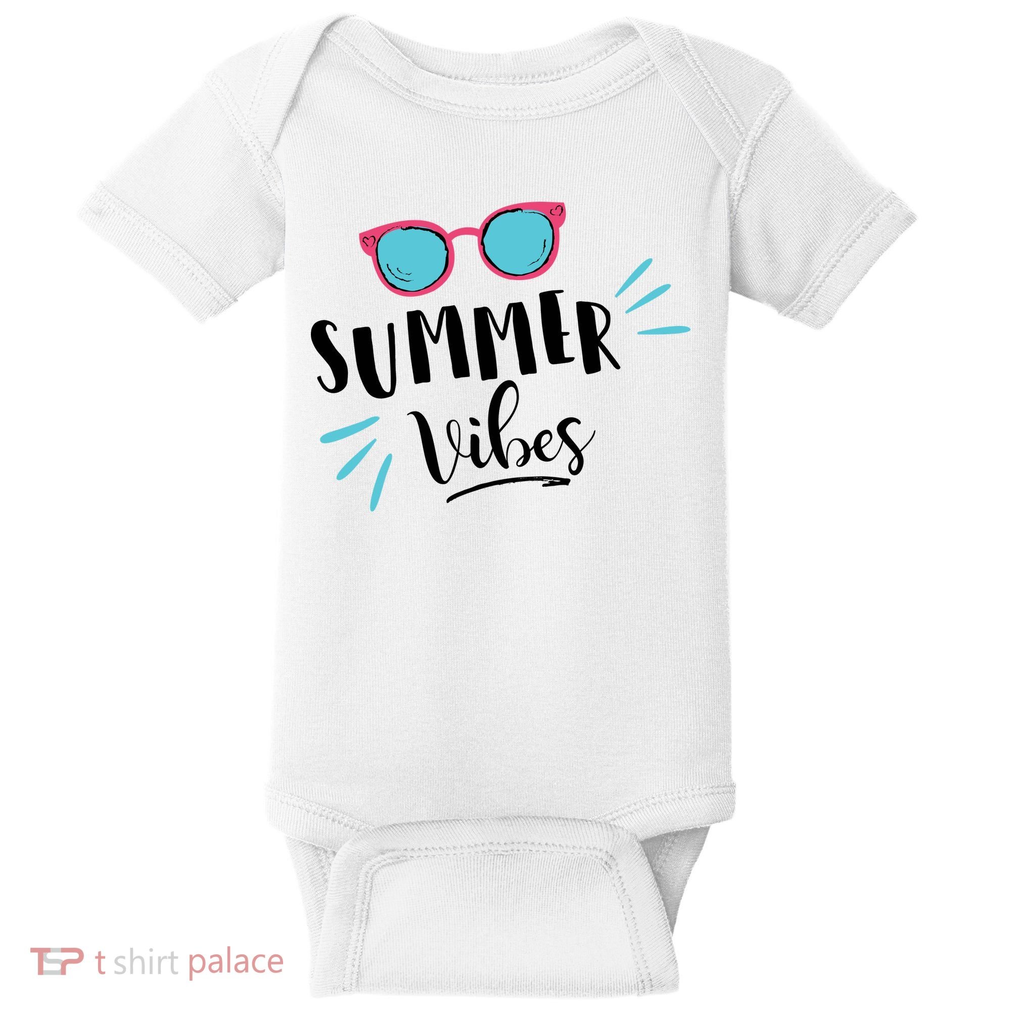 Summer Vibes Vacation Fun Baby Bodysuit