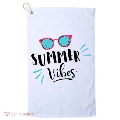 Summer Vibes Vacation Fun Golf Towel