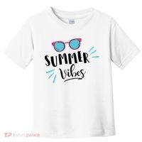 Summer Vibes Vacation Fun Toddler T-Shirt thumb 0