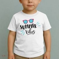Summer Vibes Vacation Fun Toddler T-Shirt thumb 2