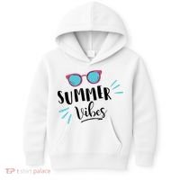 Summer Vibes Vacation Fun Kids Hoodie thumb 0