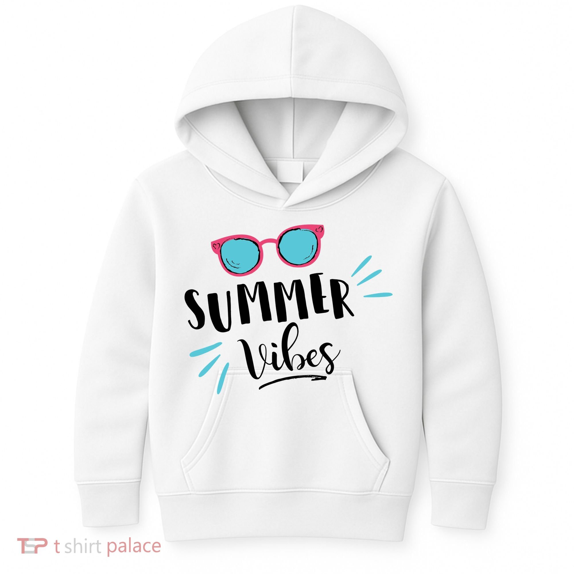 Summer Vibes Vacation Fun Kids Hoodie