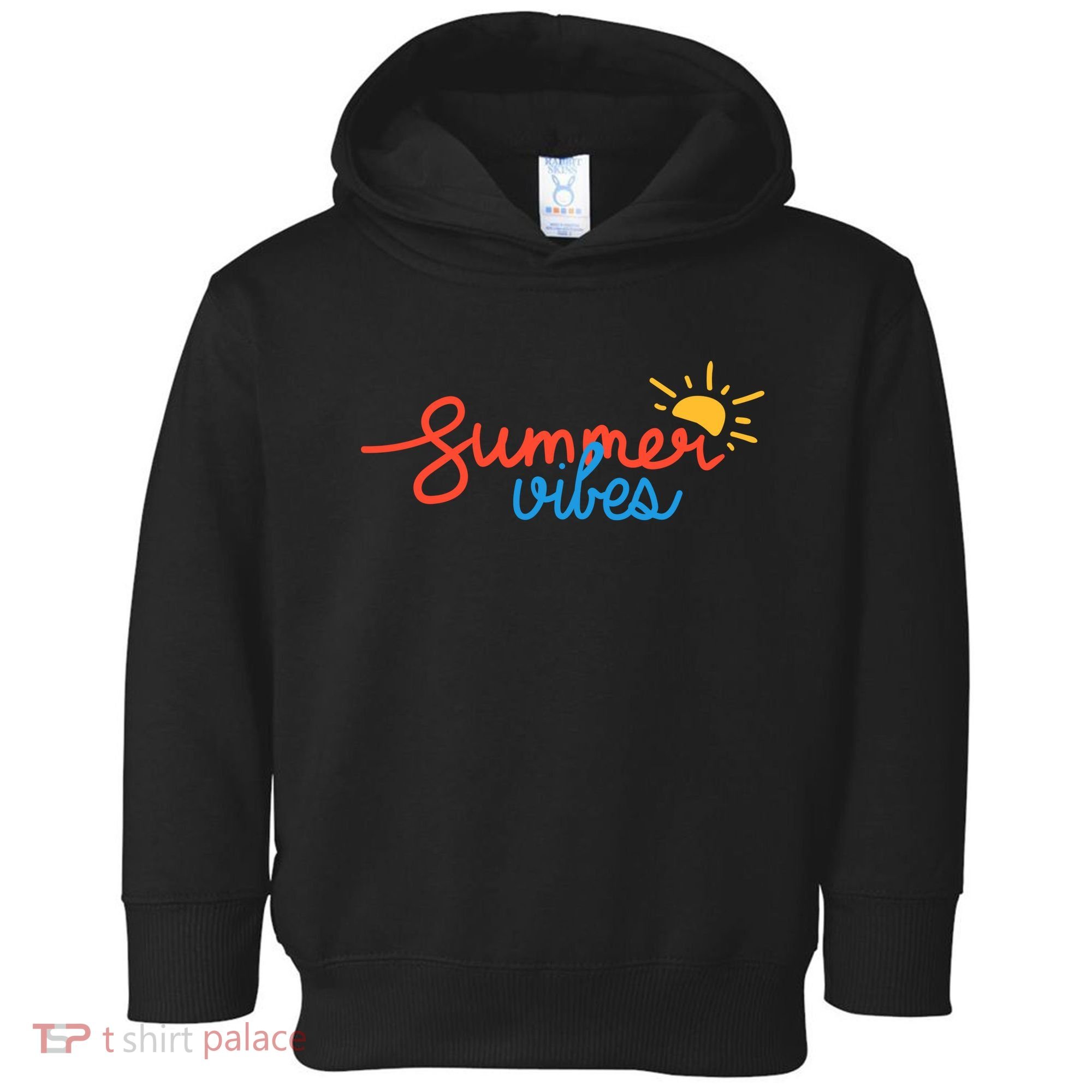Summer Vibes Vacation Fun Toddler Hoodie