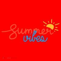 Summer Vibes Vacation Fun Santa Hat thumb 1