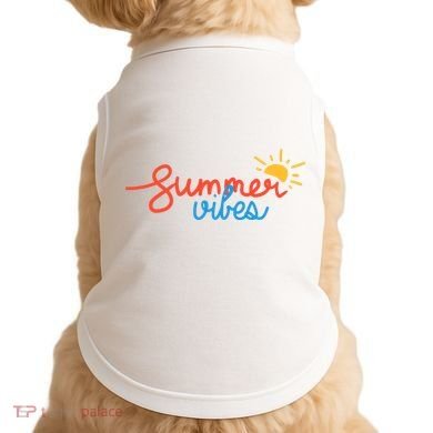 Summer Vibes Vacation Fun Doggie Tank