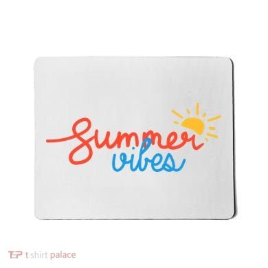 Summer Vibes Vacation Fun Mousepad