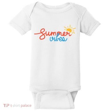 Summer Vibes Vacation Fun Baby Bodysuit